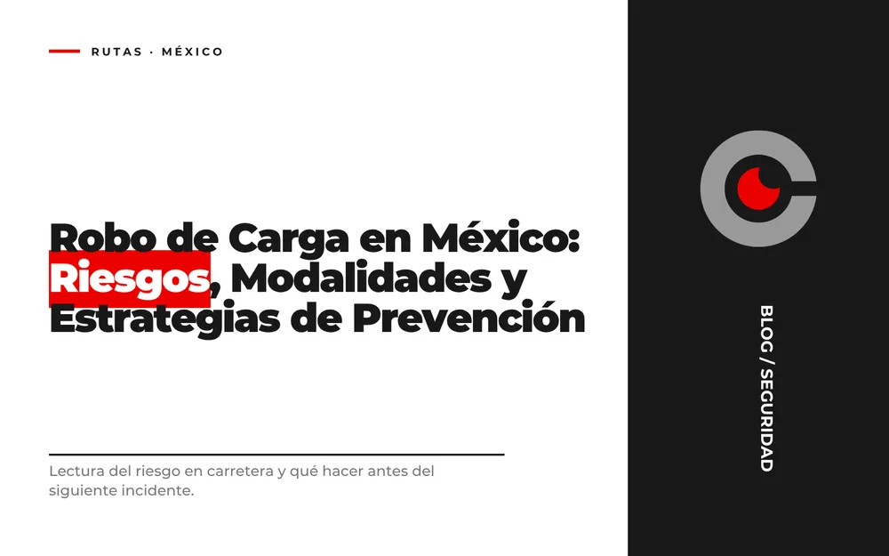 Robo de Carga en México: Riesgos, Modalidades y Estrategias de Prevención