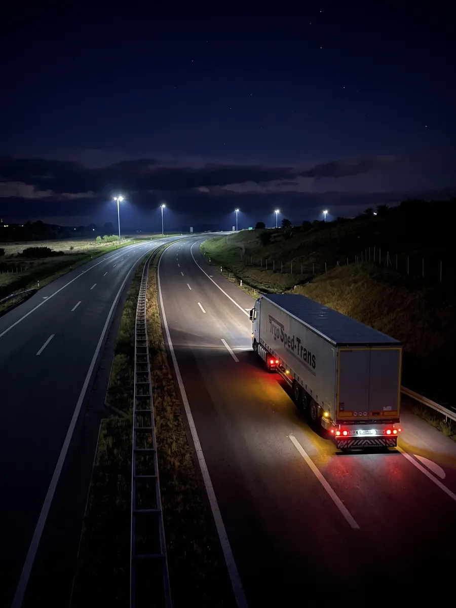 Interior de un tráiler cargado con cajas de mercancía bajo custodia de Detecta Security